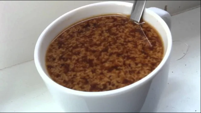 Plant protein curdling during an acidic coffee stability test